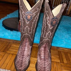 Los Altos Snakeskin Cowgirl Boots
